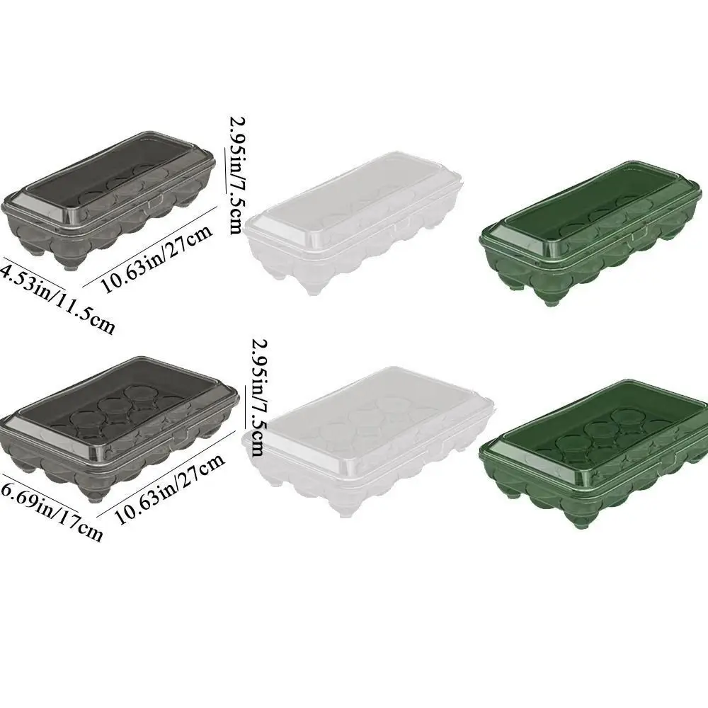Egg Storage Box 10/15 Grids for Outdoor Camping Picnic