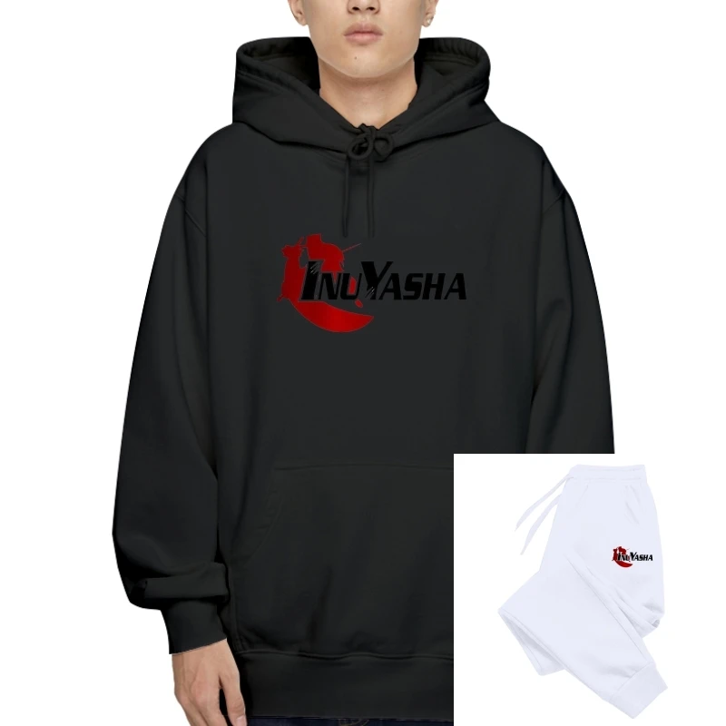 

2018 Fashion 100% Cotton Winter Hoodies InuYasha Classic Shounen Anime SweaSweatOuterwear Hoodie Hoody Manga Rumiko Takahashi Sw