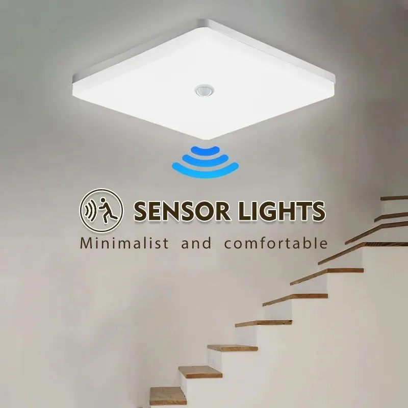 IRALAN LED 천장 조명, 모션 센서 반응 스위치, 에너지 절약 센서 램프, 발코니 주방 계단 차고용 Best5 IRALAN LED 천장 조명, 모션 센서 반응 스위치, 에너지 절약 센서 램프, 발코니 주방 계단 차고용 Best5