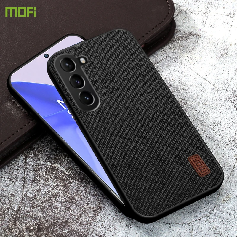 

MOFI Case For Samsung S23 Fabric Case For S23 Plus S23 Ultra TPU Shockproof Back Cover For Samsung S23 Case Luxury Fundas