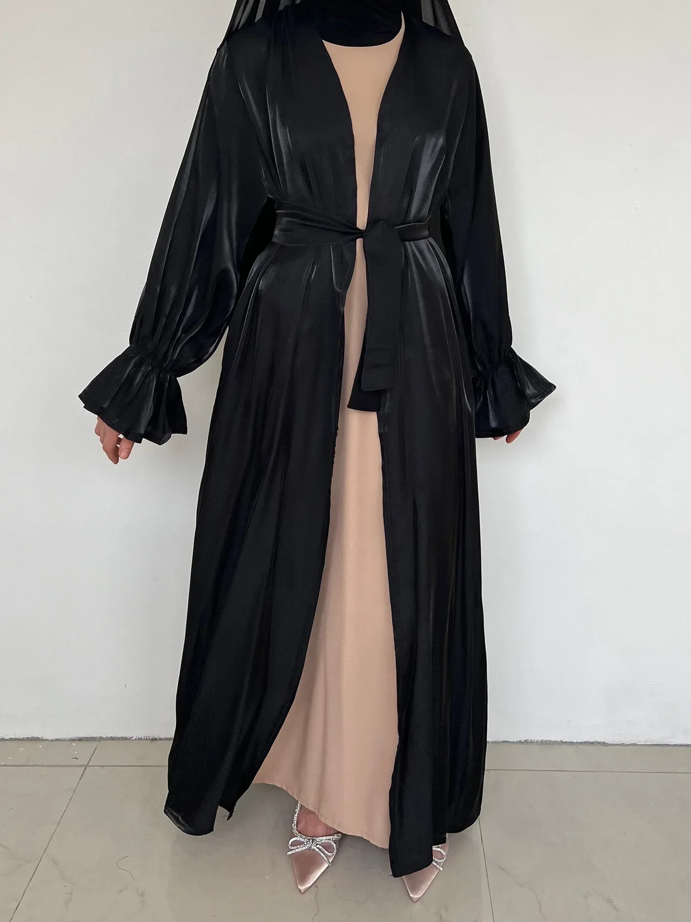 Abito musulmano Abaya Dubai Maxi Abito Da Festa Donne Lungo Kaftano