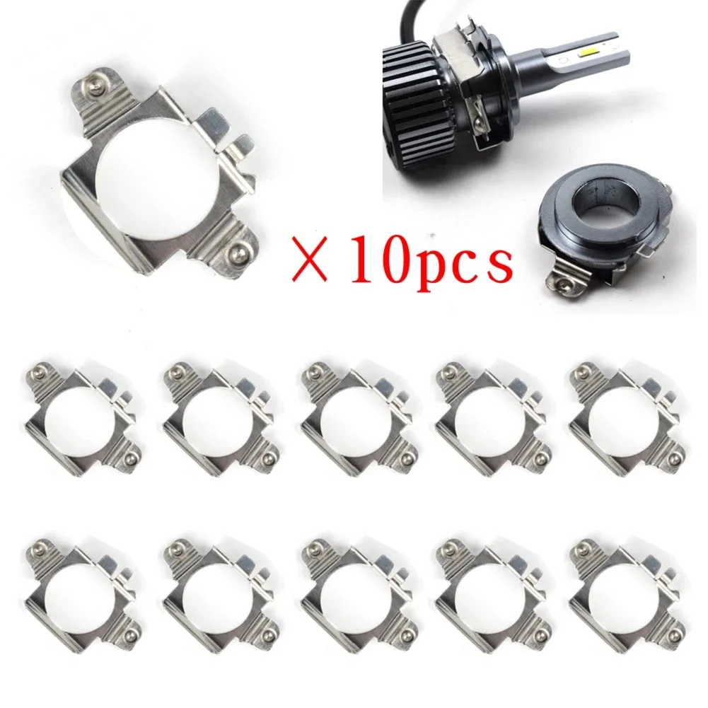 

10x Adapter Led H7 For Ford Base Car Holder For Mercedes-Benz Fdge Chery With Headlamp Metal Excellent Use D102