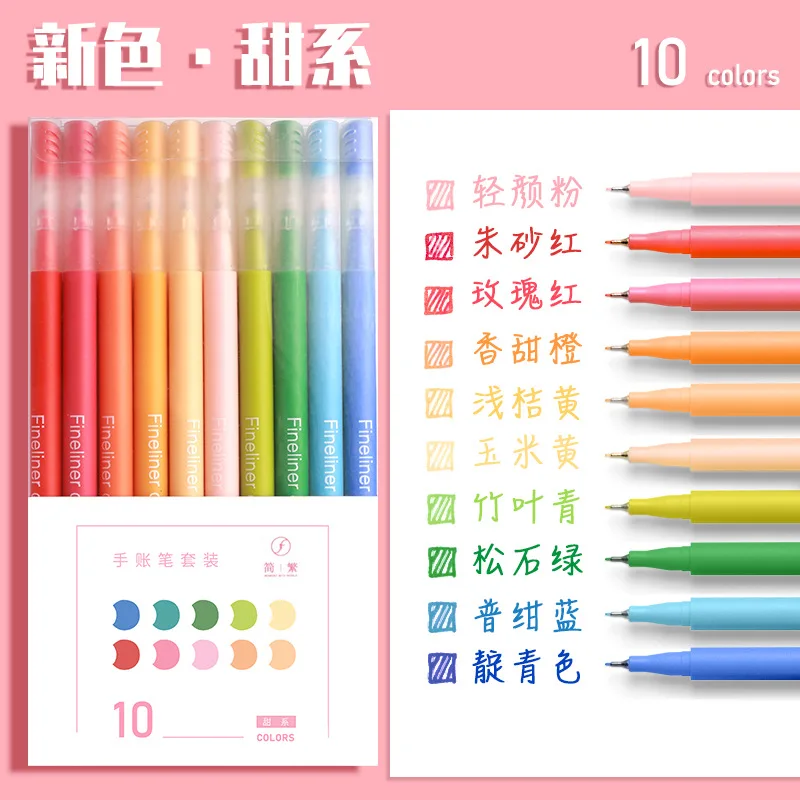 Set 10 penne gel Gelly - Colour