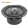 SOTAMIA 5.5 Inch Midrange Woofer Speaker Bass 6 Ohm 60W Sound Speaker Aluminum Frame Carbon Fiber Audio Loudspeaker for ADAM AM5 1