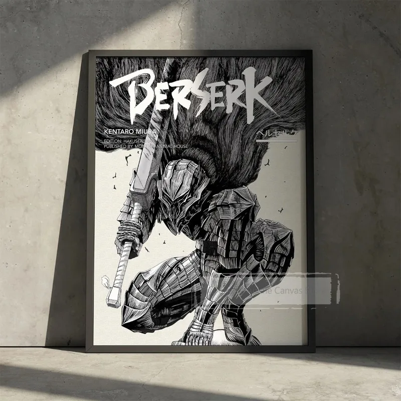 Berserk Anime Canvas Art - Guts & Griffith Poster - Japanese Wall Decor & Gift