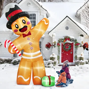 12FT Giant Gingerbread Inflatable 1