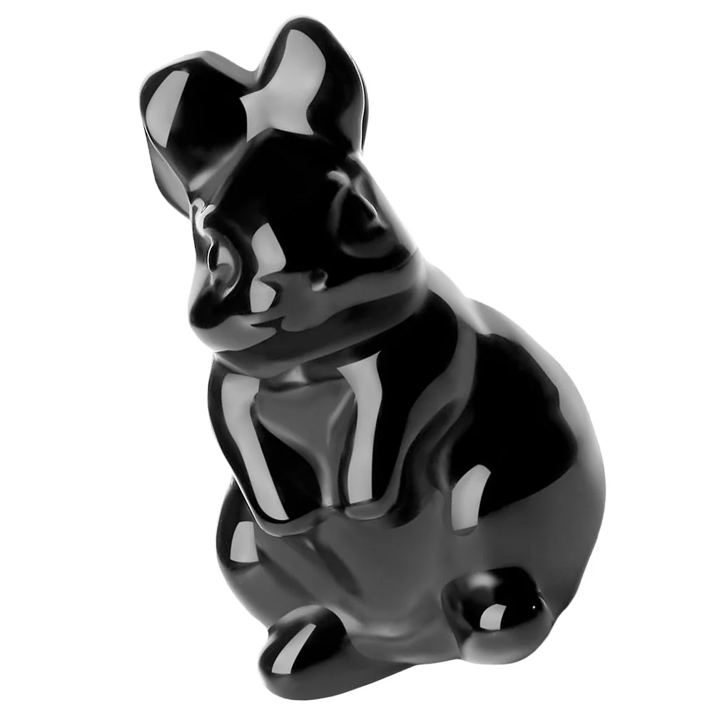 

Crystal Craft Bunny Desk Decor Rabbit Statuette Small Figurine Figurines Office