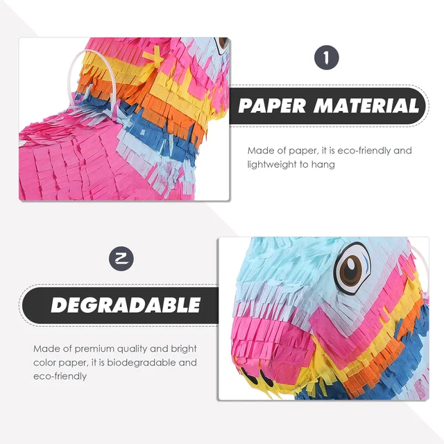 Animal Pinata Fiesta Dekorációk Mexikói Party Cucc Felnőttek Miniatűr Tartozék - Image 6