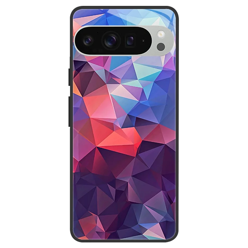 Silicone Bumper Hard Shell Phone Case with Tempered Glass Back Cover