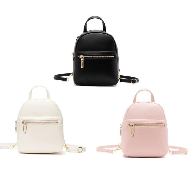 

Women Mini Backpack Purse Leather Crossbody Phone Bag Small Shoulder Bag E74B