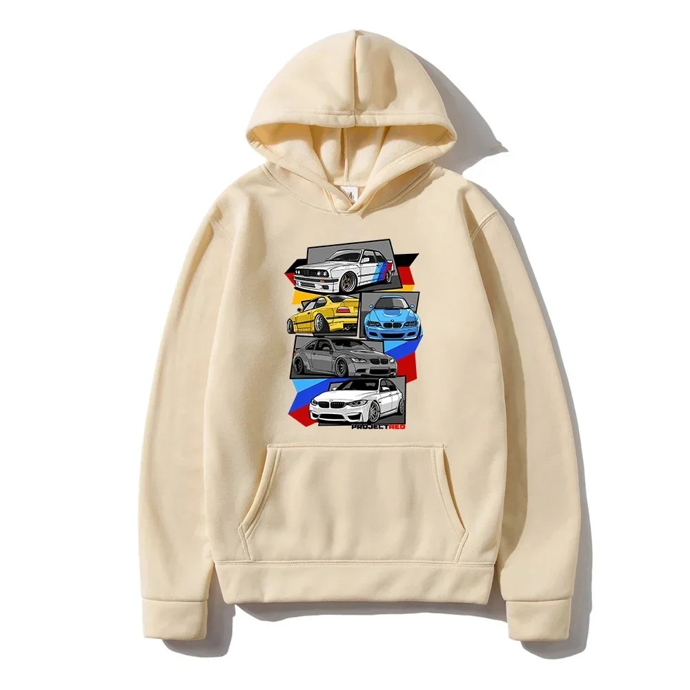 Classic E30 E46 E92 F80 M3 E36 Hoodies Fashion Men Graphic Initial D Hoodie Unisex Hip Hop Pullover Sweatshirt Car Graphic Hoody 3