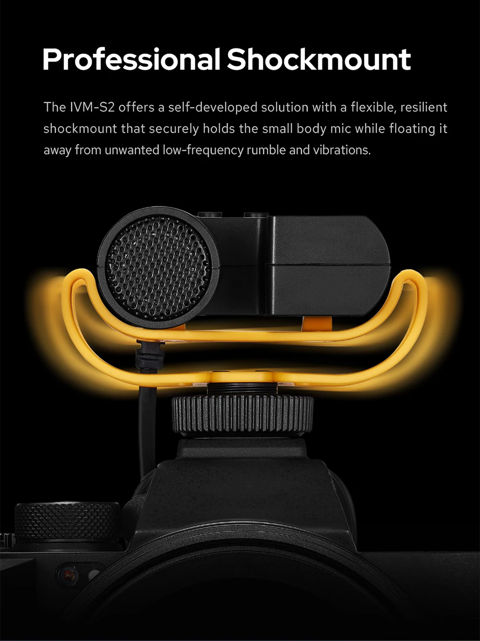 IVM-S2 gun-type microphone micro SLR camera mobile phone live interview recordin