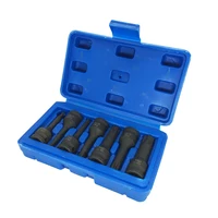 7Pcs 3/8 Bit Socket Set Impact Drill Bit Adapter H/T/M Type for Car Auto Bicycle Repair Hand Tools Power Drills Socket Wrench 1
