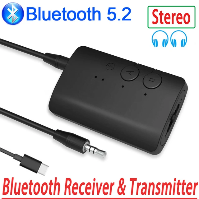 Aptx Low Latency 5.0 Bluetooth Transmitter Receiver 2 In 1 Audio Wireless  Adapter For Car Tv Pc Speaker Headphone 3.5mm Aux Jack - Wireless Adapter -  AliExpress