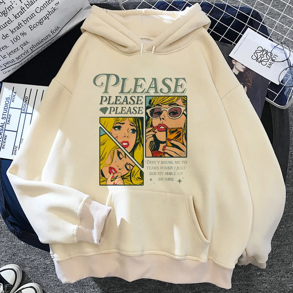 Sabrina Carpenter hoodie comic winter patterned harajuku female pullover pattern soft fabric 3