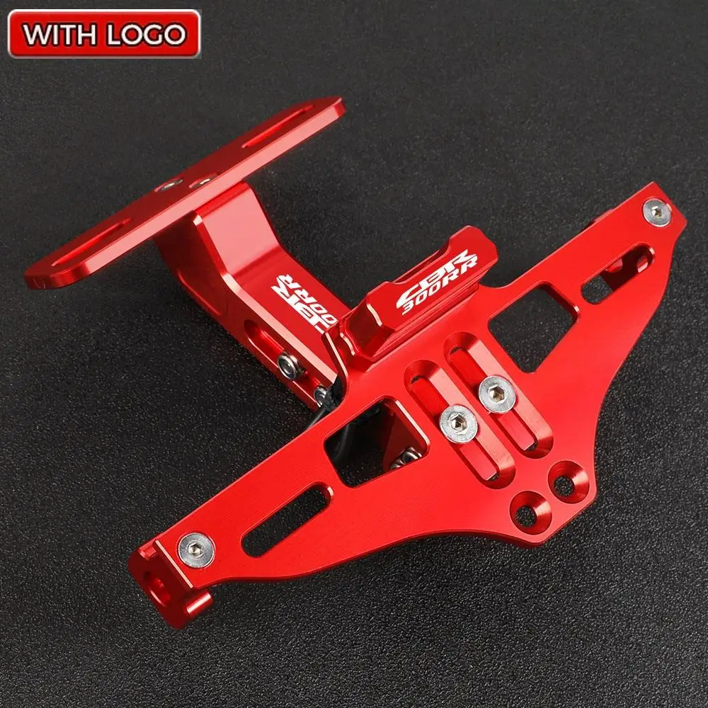 

For Honda CBR300RR CBR 300RR 2011-2019 2016 2015 2014 Motorcycle Rear Adjustable License Plate Mount Holder Turn Signal Lights