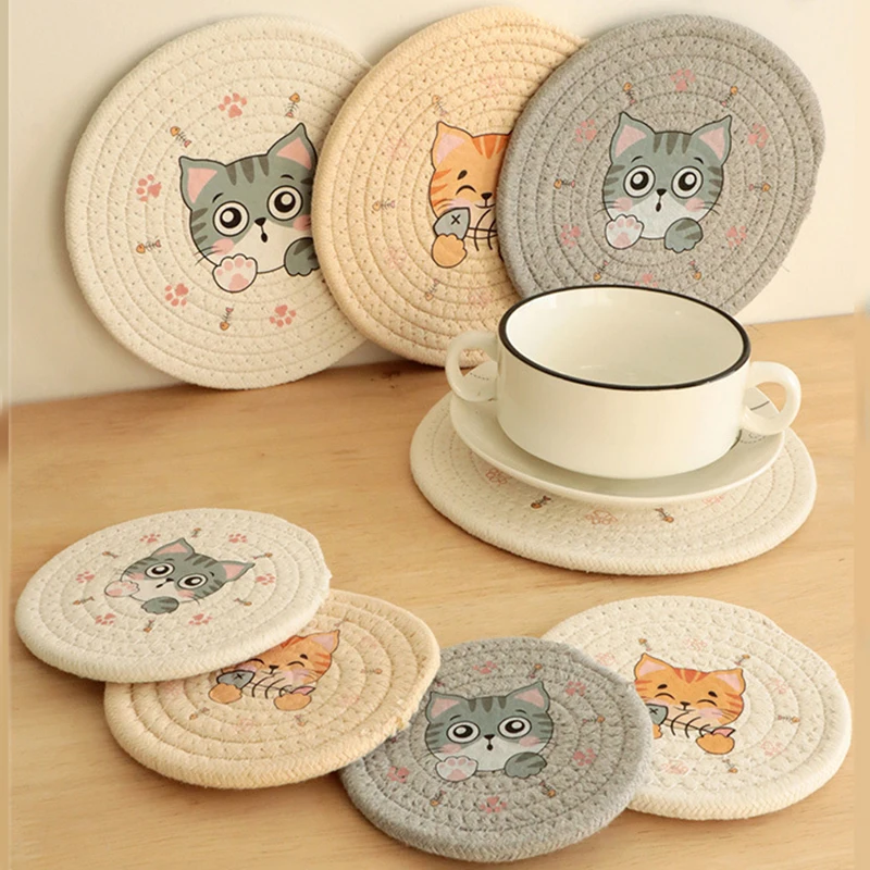 Cute Cat Coasters