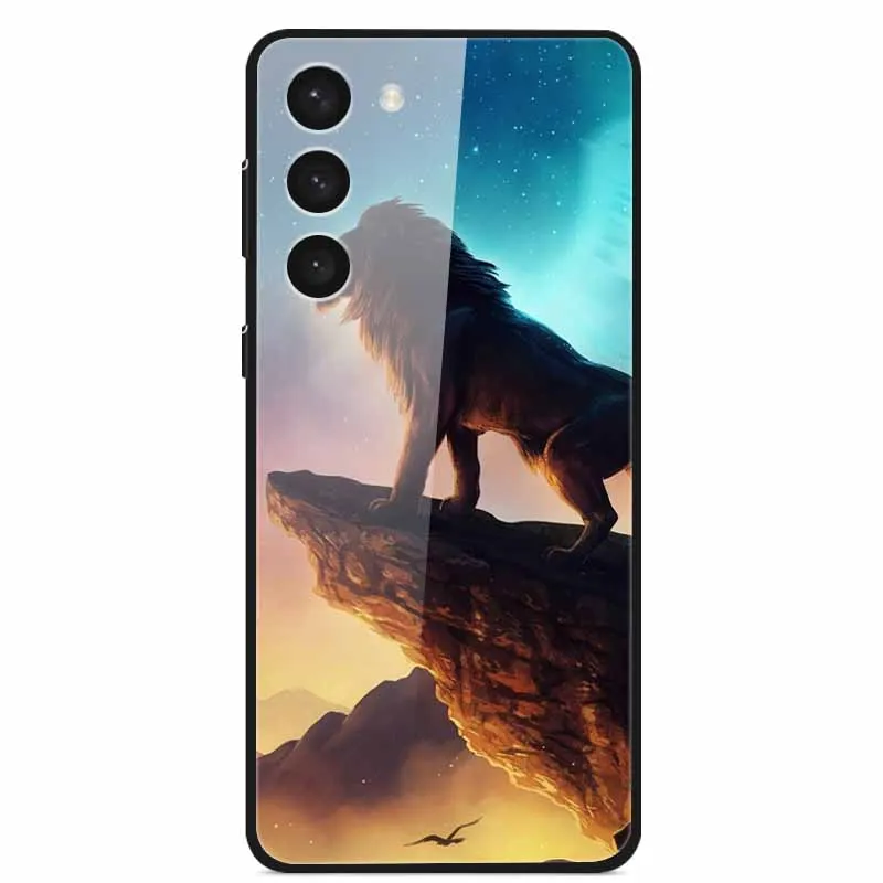 Premium Tempered Glass Case with Space-Themed Design and Enhanced Bumpers