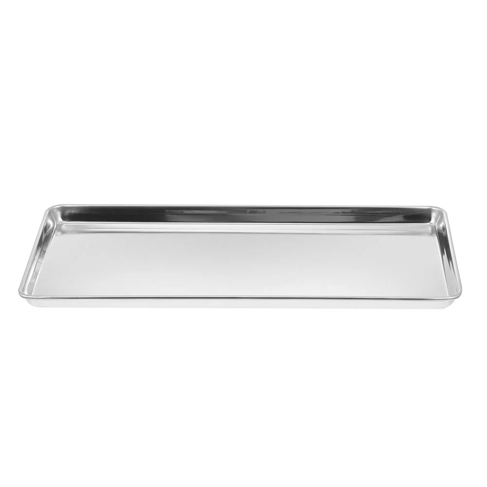 Baking Sheet Cookie Tray Metal Baking Pan Sheet Cookie Tray Professional Stainless Steel Baking Pan Tray Easy Clean Dishwasher 1