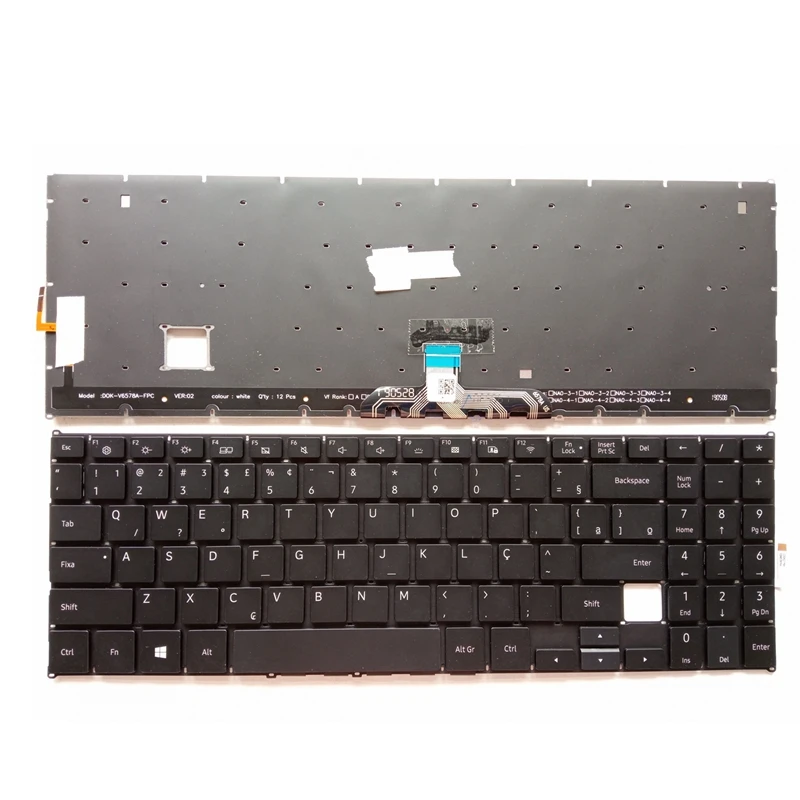 Teclado para Samsung Np730xbe Np730xbv 730xbe 730xbv Np750xbe 750xbe 750xbv 760xbv us br kr Novo - Imagem 4