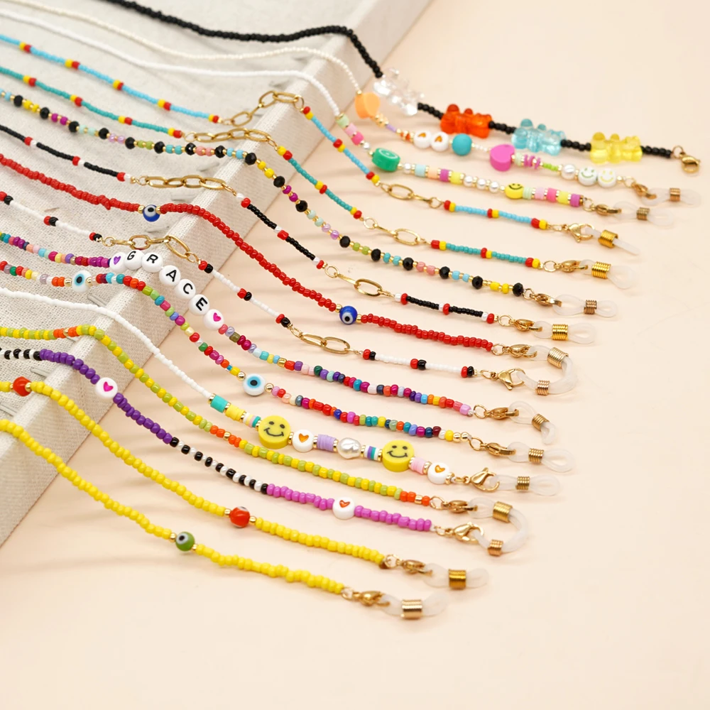 Go2Boho Beaded Sunglasses Chains Eyeglass Holder Boho Summer Fashion
