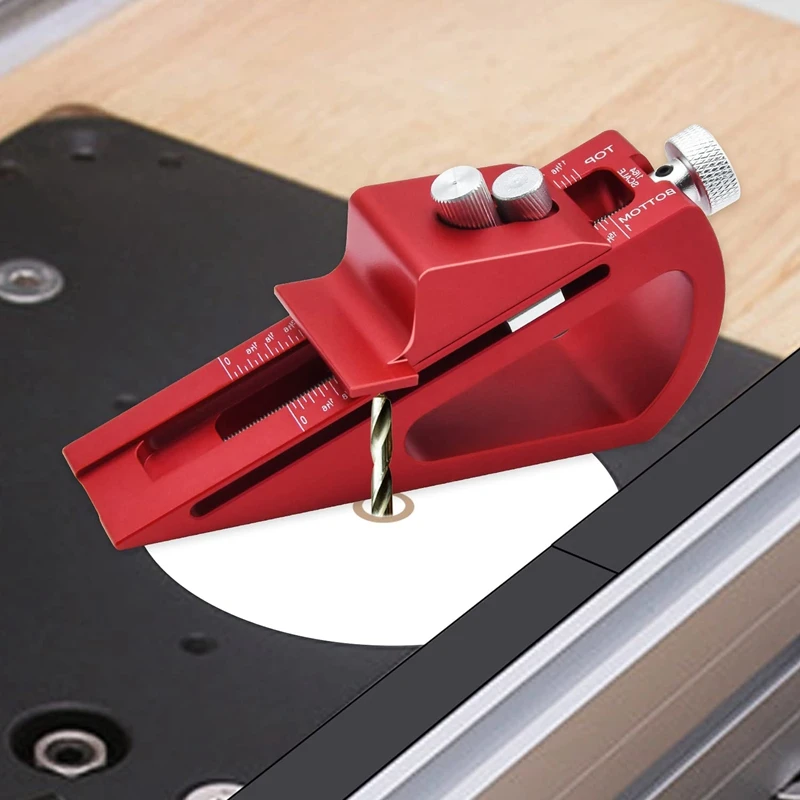 Adjustable Setup Block Height Gauge, Aluminum Precision Woodworking Tools For Router And Table Saw Accessories