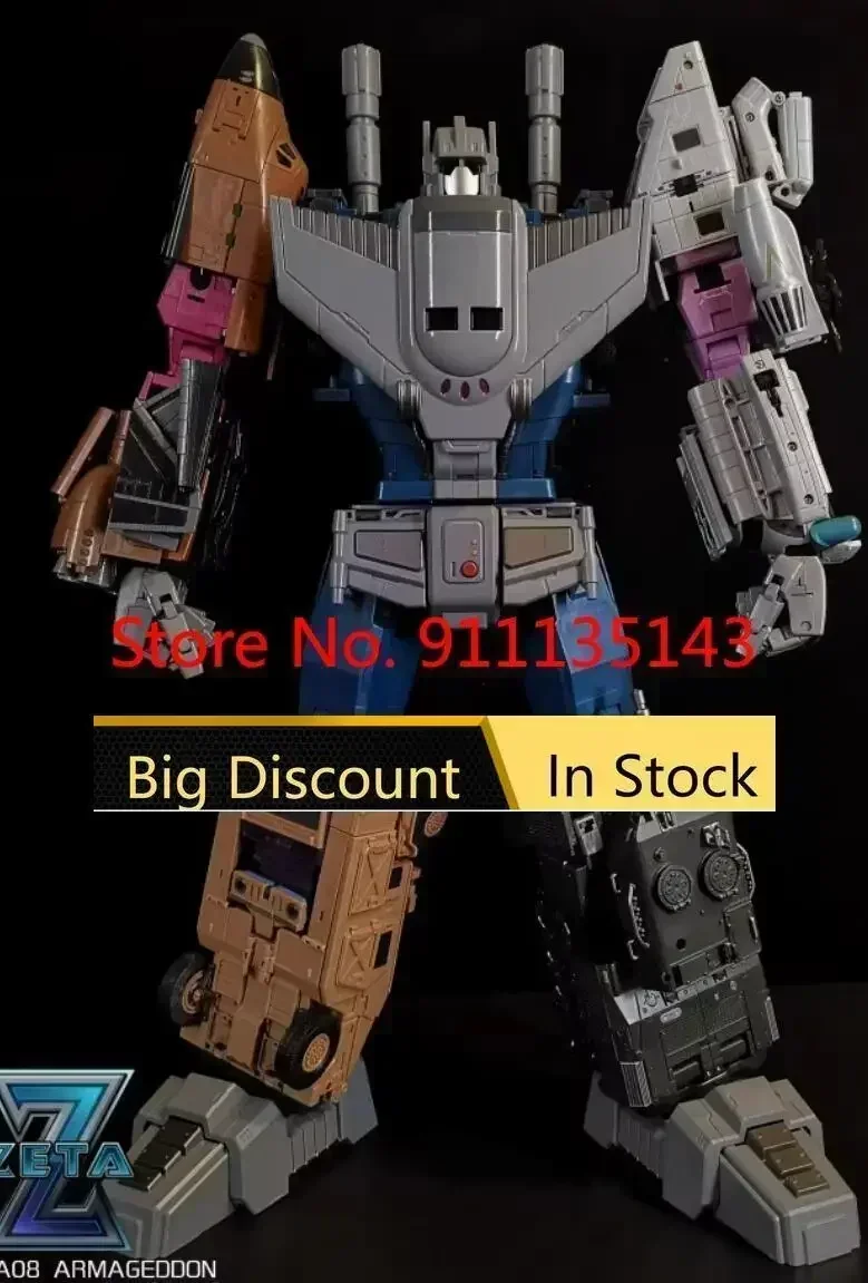 

Zeta Toys Za-08 Za08 Bruticon Bruticus All Set Original Color Ver In Stock