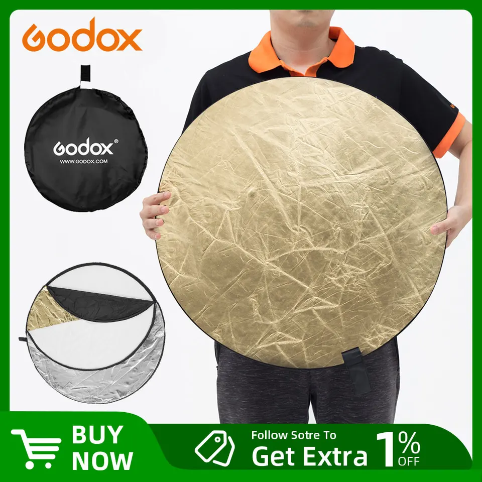 REFLEX CAMERA 5-in-1 Photography Reflector Kit 60x90cm Rectangular