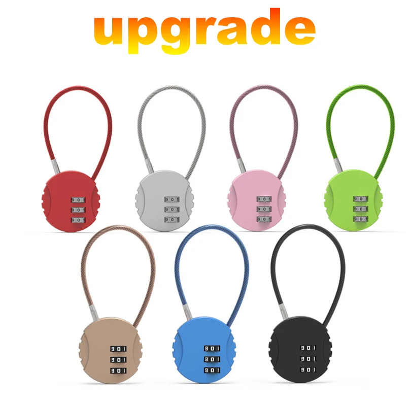 Serrure De Sécurité Pour Valise, Serrure à Mot De Passe Pour Bagages, Mot De Passe à 3 Chiffres Haute Sécurité Combinaison De Code Remplacement Serrures à Bagages Voyage Pour Valises, Boîtes à Outils