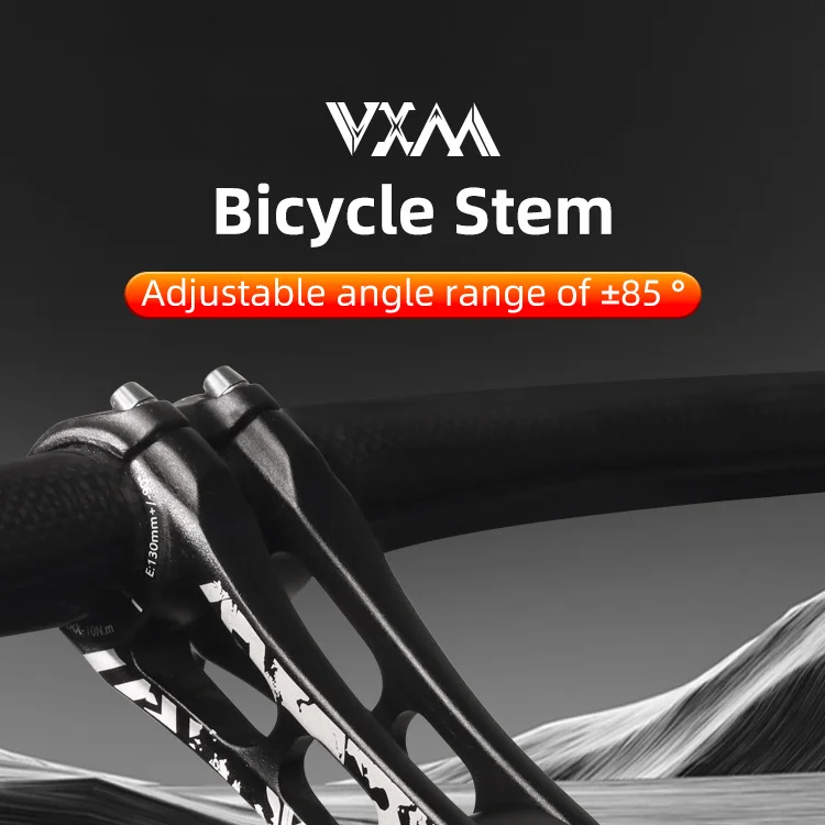 Description Picture 2 of itemVXM Adjustable Bicycle Handlebar Stem Variable 85 Degree Angle MTB Bike Riser Ultralight Aluminum Alloy Front Fork Stem Adapter