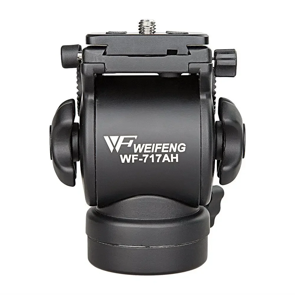 WEIFENG WF-717AH Fluid Tripod Head Drag with Handle for Photography Video DSLR