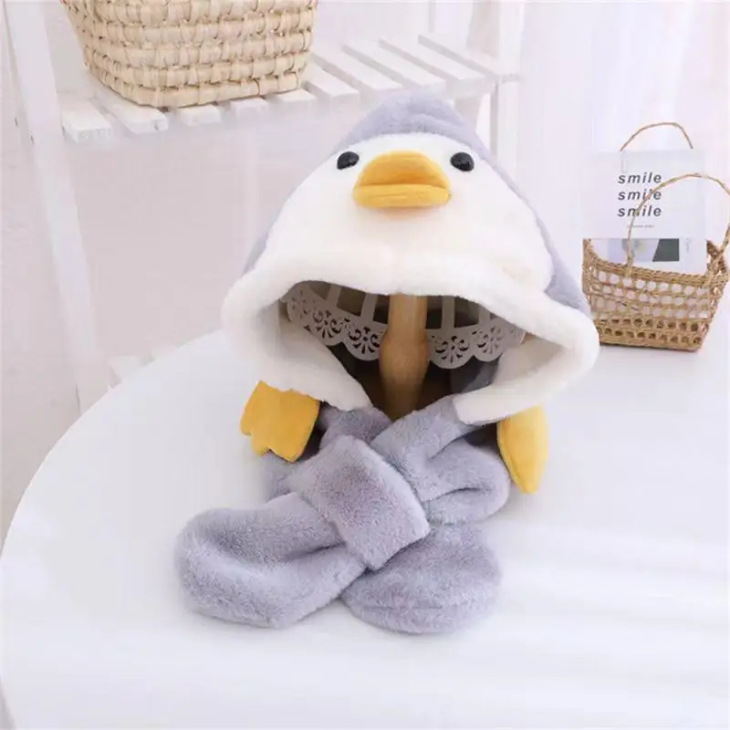 1/2/3SETS Hat Durable And Practical Comfortable And Skin-friendly Fluffy Lovely Winter Essentials Ear Protection Hat Cute Design