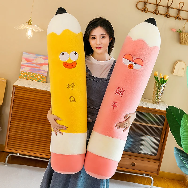 

Cartoon Creative Personality 2B Pencil Stuffed Toy Pencil Doll Pillow Pad Little Naughty Doll Girl Birthday Christmas Gift