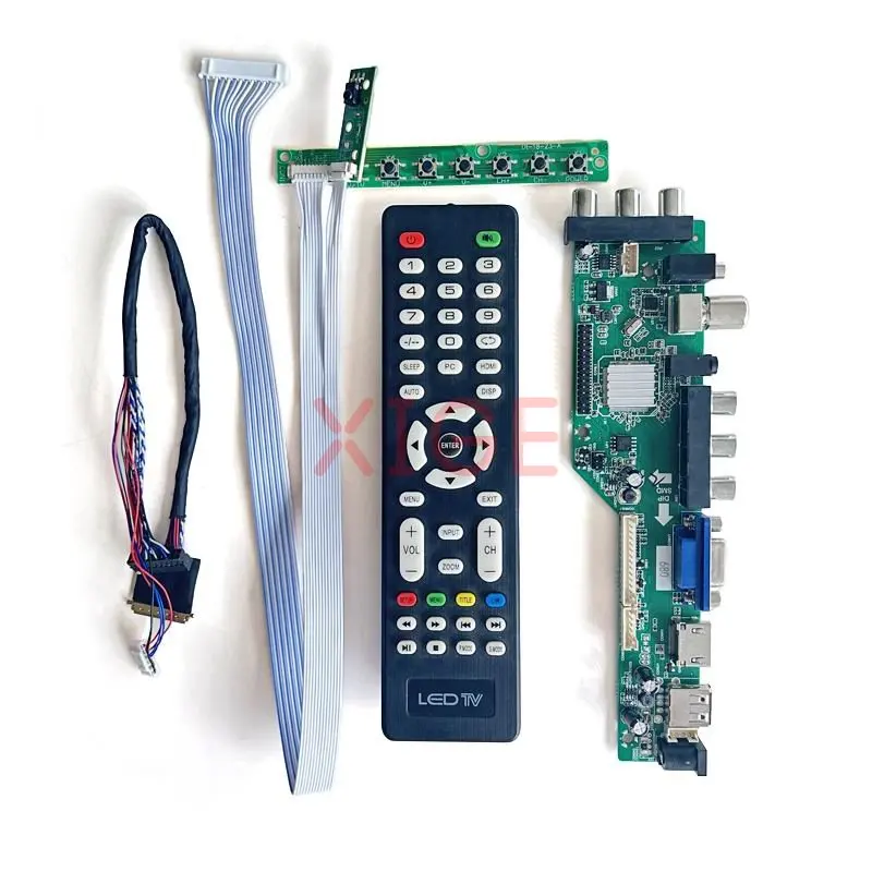 Ʈ  DVB Ʈѷ  B173HW01 B173HW02 LP173WF1, LVDS 40 , 17.3 ġ, 1920x1080, HDMI ȣȯ VGA USB AV RF ŰƮ