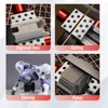 2-in-1 Universal Model Building Tool Holder for Military & Gundam Model Making DIY 360° Rotating Clamp Antiskid Vise & Bender 4