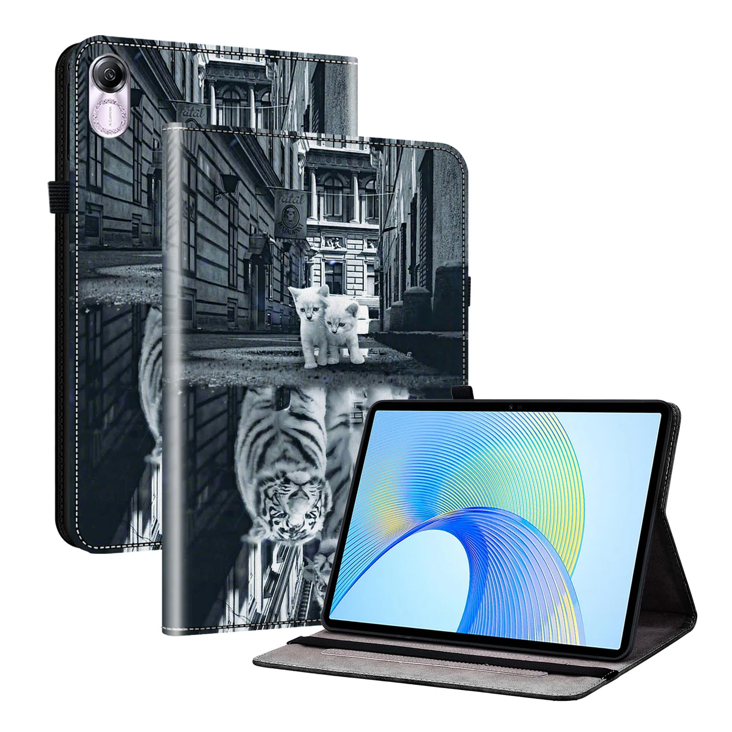 Premium Leather Tablet Cover for 11.5 Devices - Stylish and Durable Protection