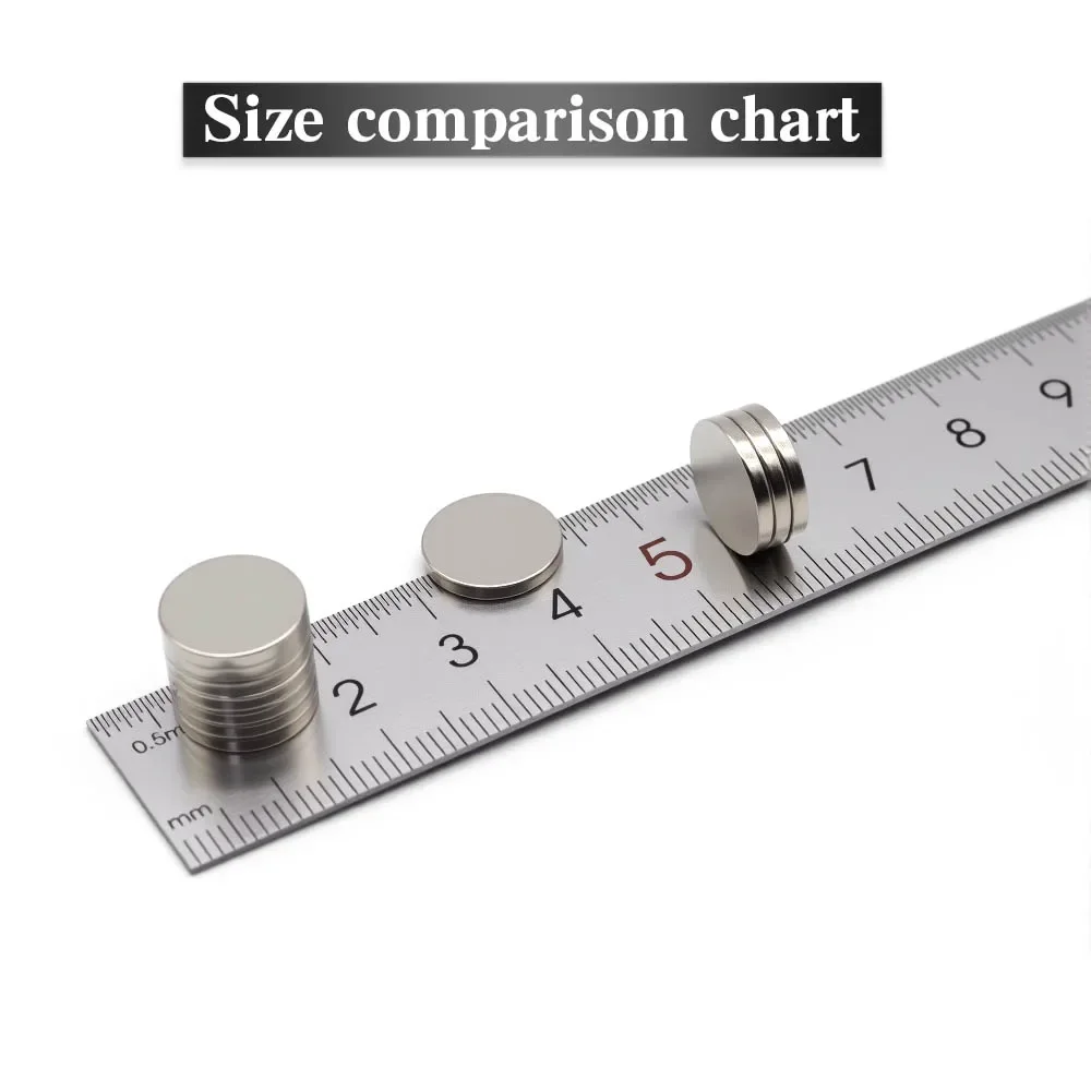Powerful 12x2mm Round Magnets for Crafts, Office, and DIY Projects