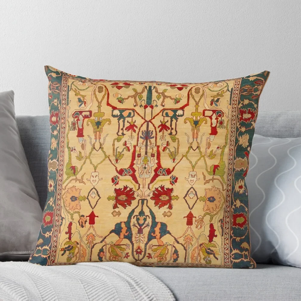 

Heriz Antique Persian Rug Print Throw Pillow Sitting Cushion Christmas Pillow Covers Decorative Cushion Cover