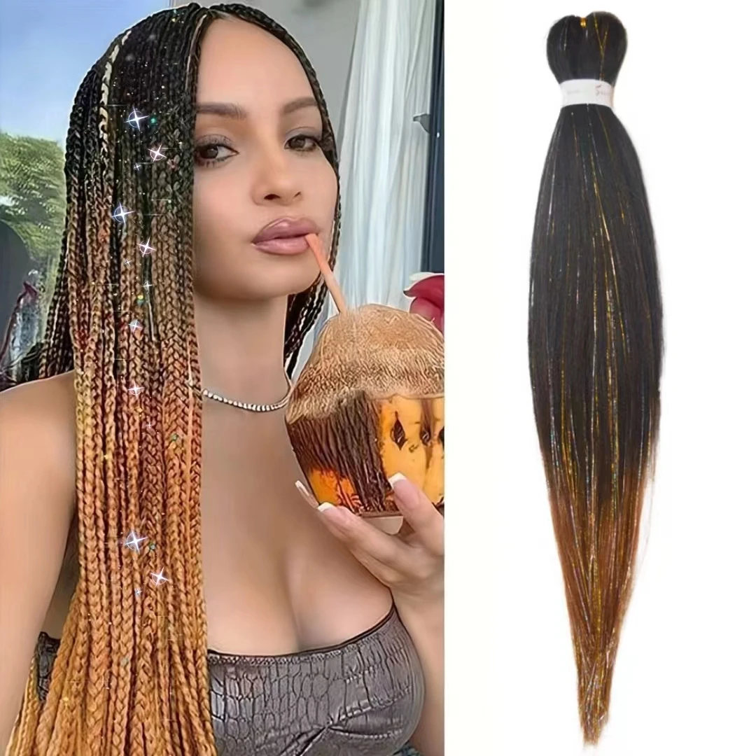Ombre Festival Rave Hair Extensions in Purple, Pink, and White Tones