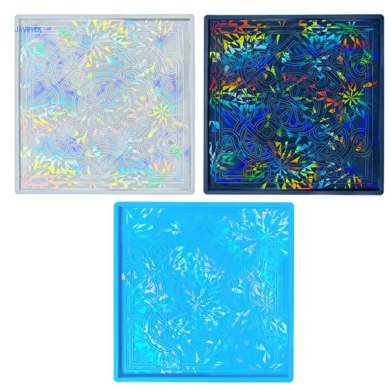 

Diy Crystal Drop Glue Gypsum Abrasive Light and Datura Painting Ornaments Pendant Silicone Mold