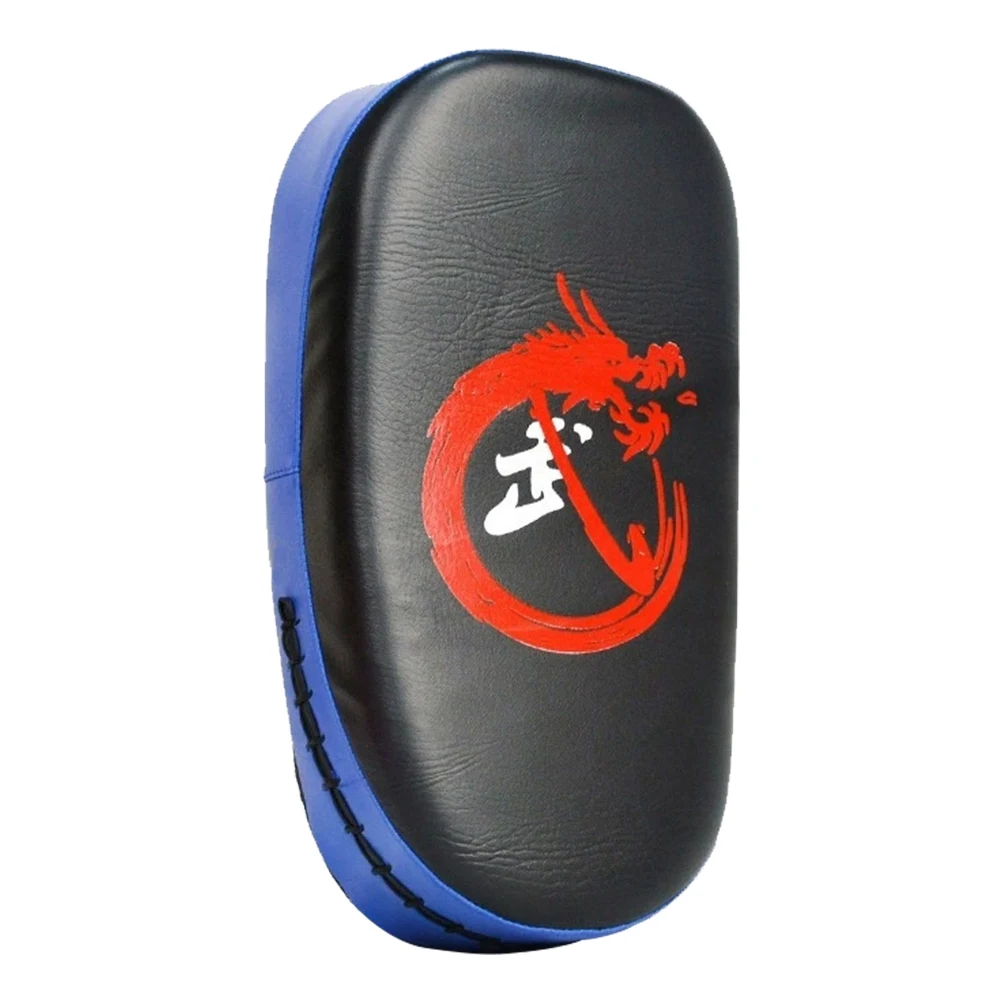 PU Leather Hand Foot Kicking Pad Bag Curved Foot Target Pad for Muay Thai Taekwondo Martial Arts Training