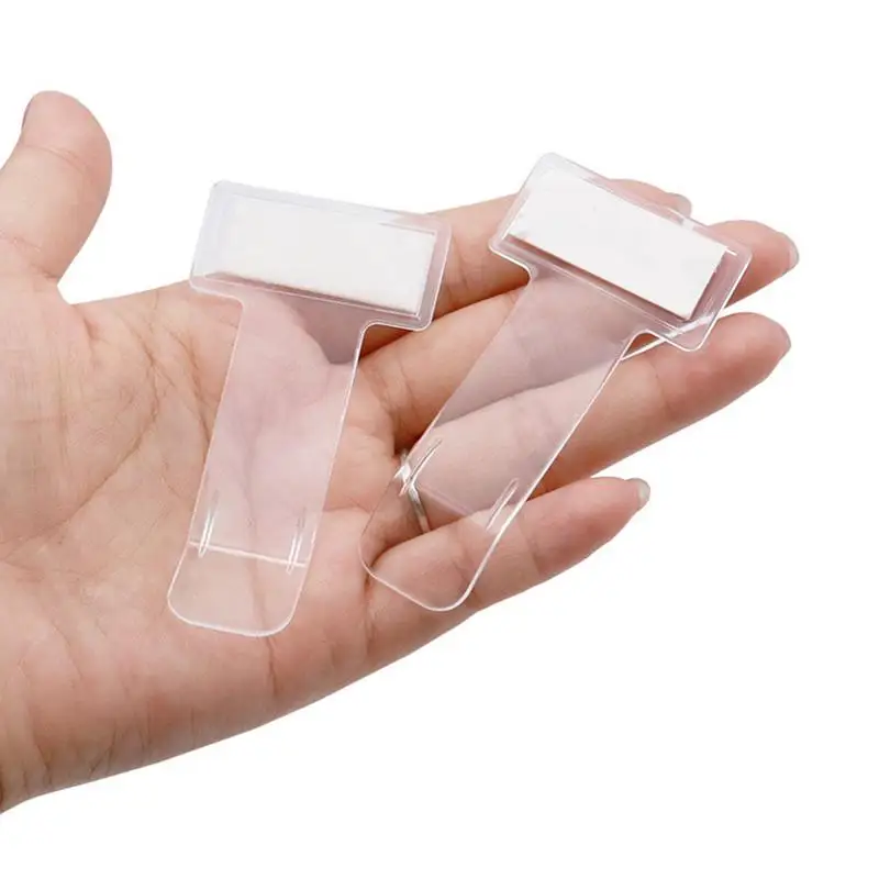 Transparent Car Vehicle Parking Ticket Receipt Permit Card Holder Clip Sticker Windscreen Plastic Universal Car Accessories 4