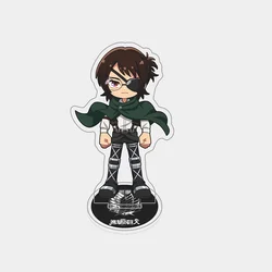 Attack on Titan Acrylic Stand Figure & Collectible Keychain Set - Premium Desktop Anime Decoration - 10 cm (5)