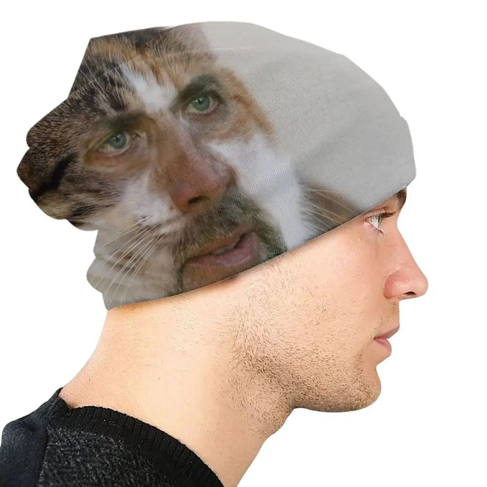 Benutzerdefinierte Nicolas Cage Skullies Beanies Caps Unisex Winter Warme Strickmütze Hip Hop Erwachsene Lustige Meme Motorhaube Hüte Outdoor Ski Cap – Detail 16