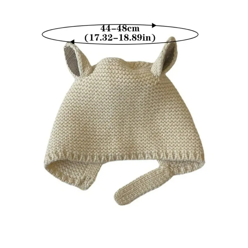 Polyester Knitted Beanie Hat for Kids Baby Boy Girl