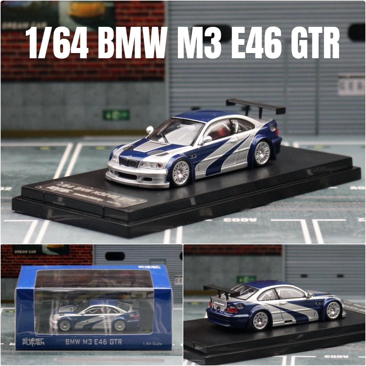 1-64-BMW-M3-E46-GTR-Toy-Car-Model-Diecast-Miniature-Need-For-Speed ...