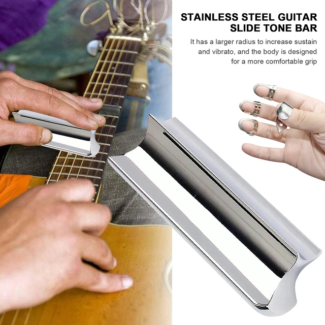 Metal Guitar Slide Stainless Steel  Electric Guitar Slide Steel - Guitar  Tone 4 - Aliexpress