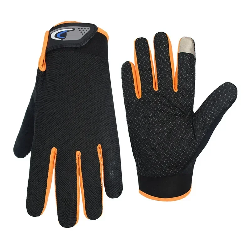 Fishing Gloves Mesh Fishing Gloves Full Finger Summer Men Women Long Touchscreen Breathable Accessories