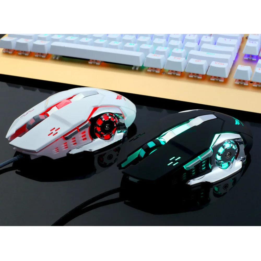 Wrangler G11 gaming esports mechanical macro definition luminous wired mouse computer accessories_voghion.com