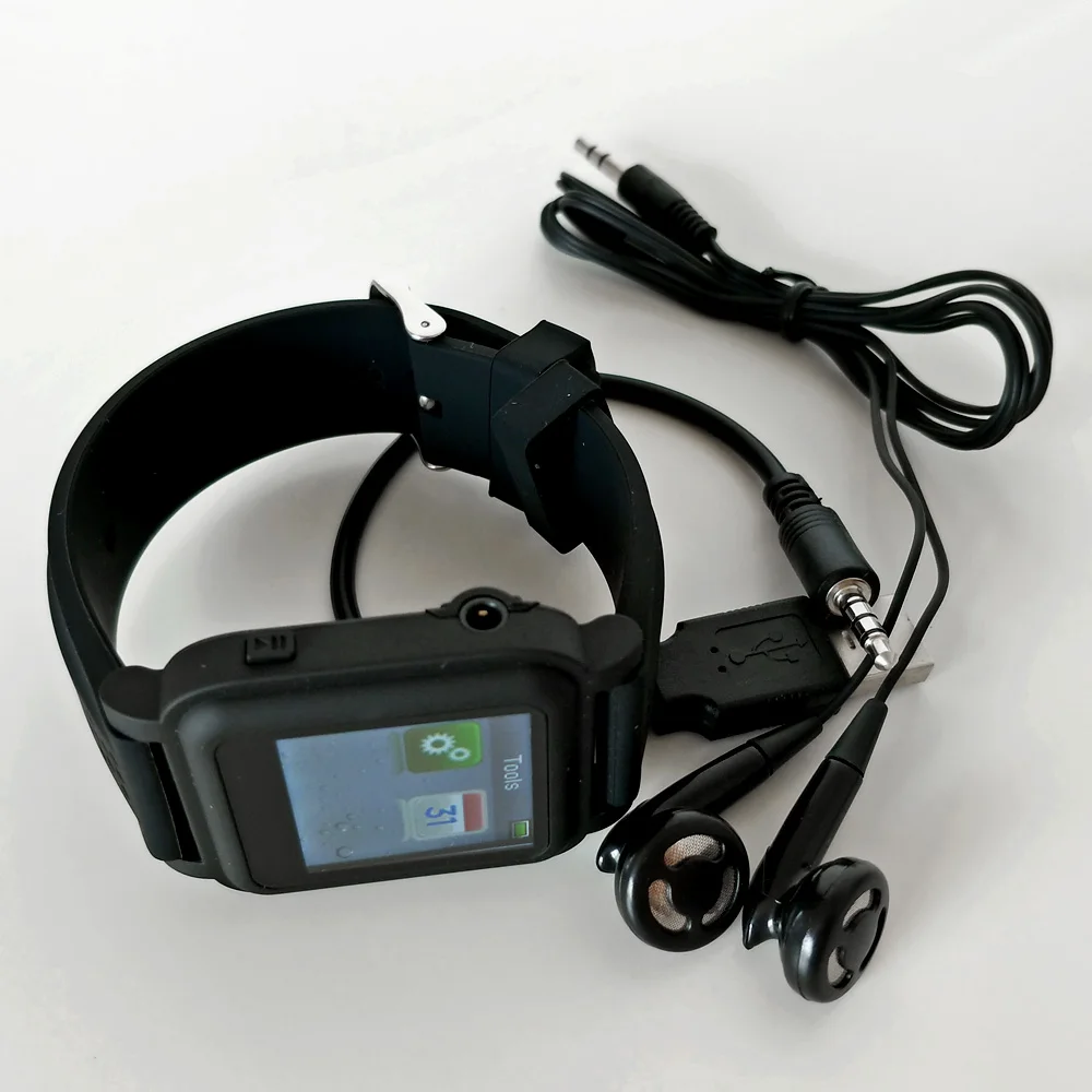 MP4 Watch with E-book Reader Music Player Multi Languages Privacy Screen Data Cable and Emergency Button Multifunction Clock mp4 player music player mini media player